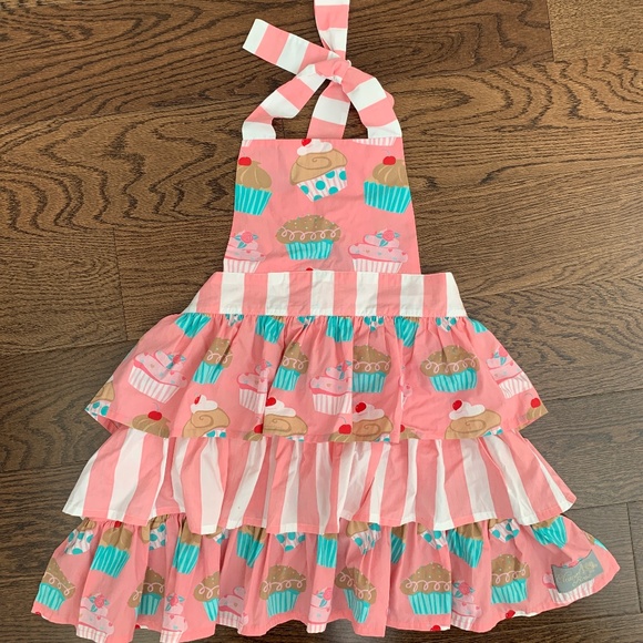 Eleanor Rose Cupcakes Pink Apron NWT (issue) - Picture 4 of 10